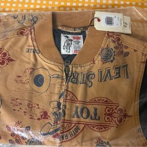 Levi's x Toy Story Brown and Red Graphic Jacket